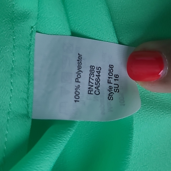 J. Crew Spring Green Elegant Sleeveless Top | Size 14| NWOT - Picture 5 of 5